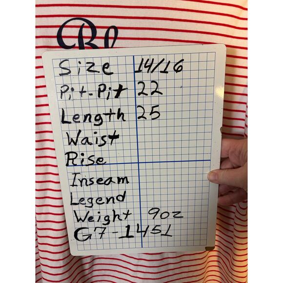 Draper James EloQuii womens blouse striped bless your heart bell sleeve Plus Sz - Picture 10 of 10